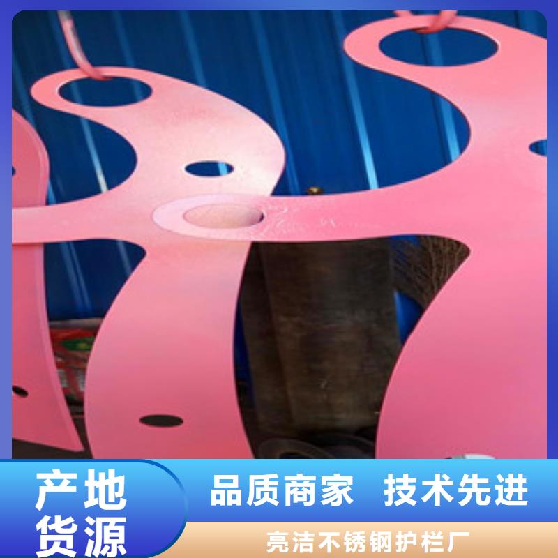桥梁护栏不锈钢复合管护栏细节展示