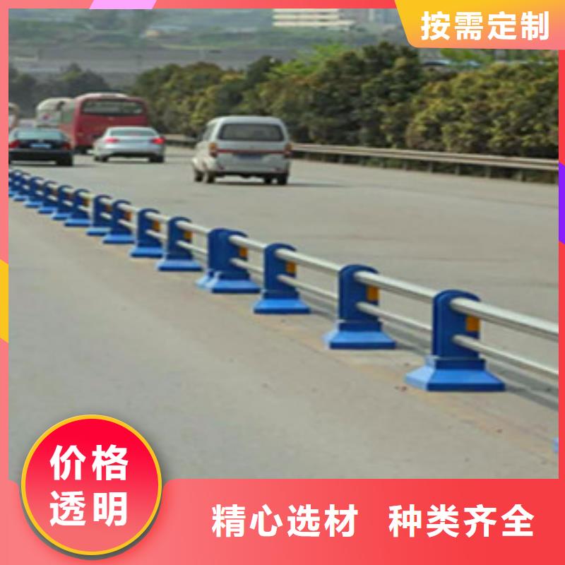 桥梁护栏不锈钢复合管护栏细节展示