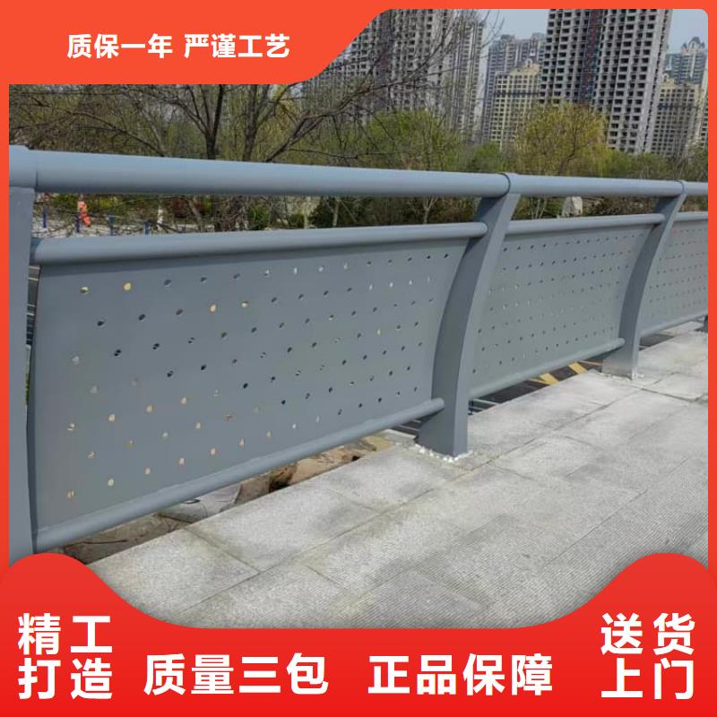不锈钢护栏-304复合管河道防护栏杆老客户钟爱