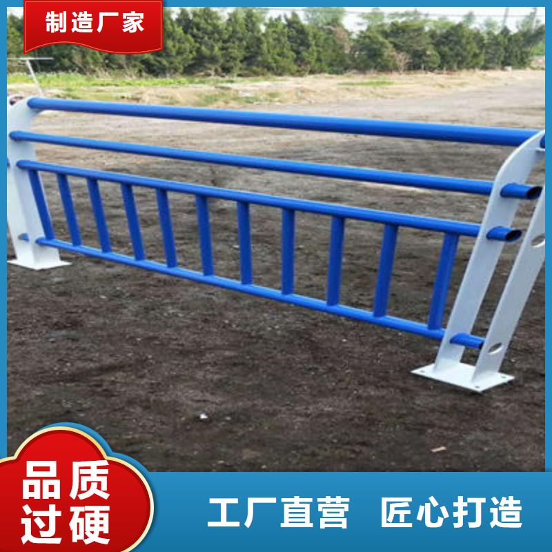 防撞立柱市政道路防護(hù)欄工程施工案例