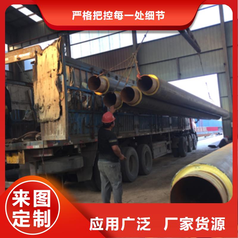 聚氨酯发泡保温管价格预制聚乙烯保温管预制塑套钢保温管厂家