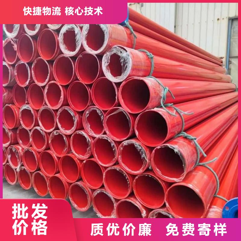 热浸塑保护钢制复合钢管防腐钢管厂家工厂现货供应
