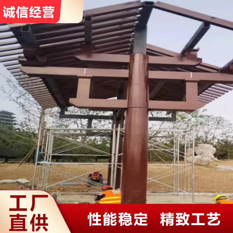 中式铝代木古建铝合金雨水管实体厂家支持定制
