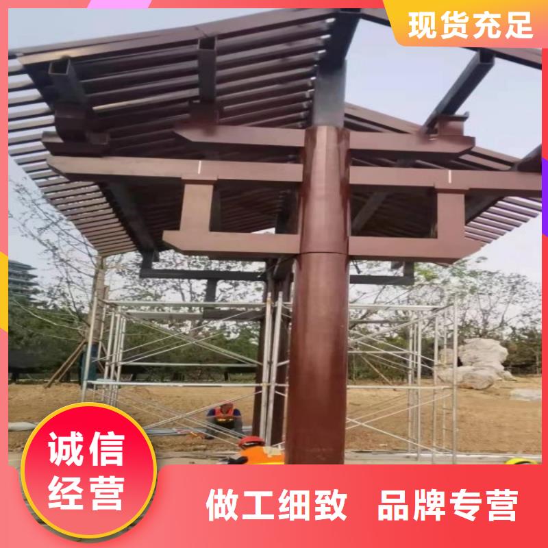 中式铝代木古建_PVC成品天沟真实拍摄品质可靠