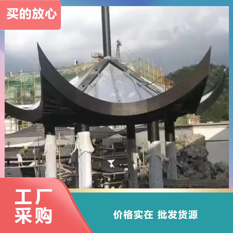 中式鋁代木古建,PVC成品天溝支持加工定制