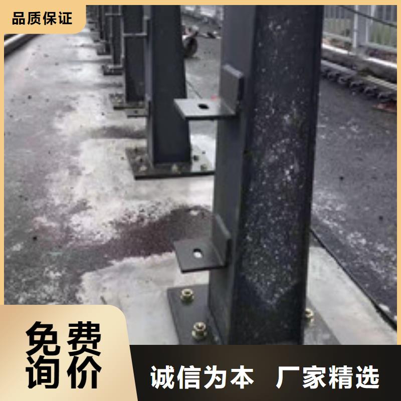 道路護欄_橋上道路防撞欄桿加工定制