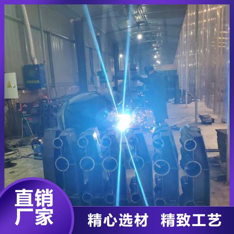 桥梁防撞护栏不锈钢复合管栏杆安装简单
