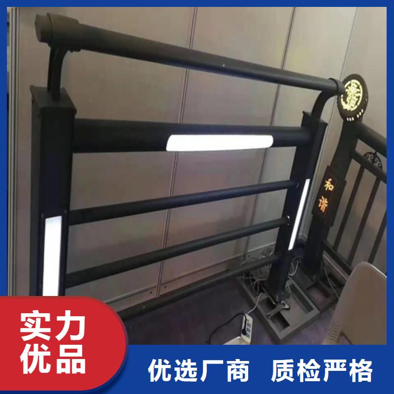 不锈钢桥梁防撞护栏河道景观灯光护栏_不锈钢绳索护栏定制速度快工期短