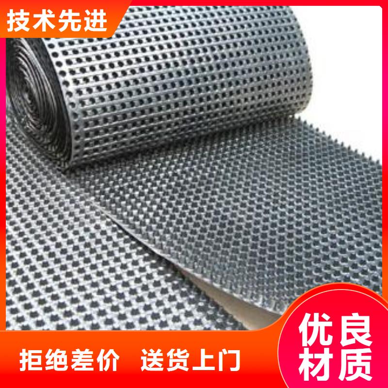 蓄排水板凸结点钢塑土工格栅加工定制