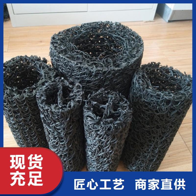 塑料盲沟凸结点钢塑土工格栅现货销售