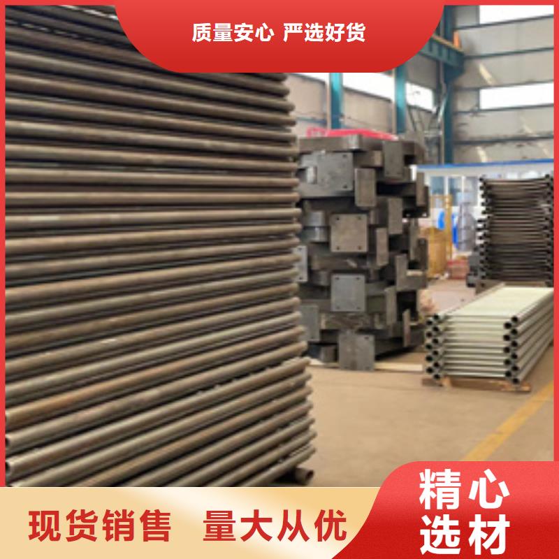 鋼背木護(hù)欄_廠家定制