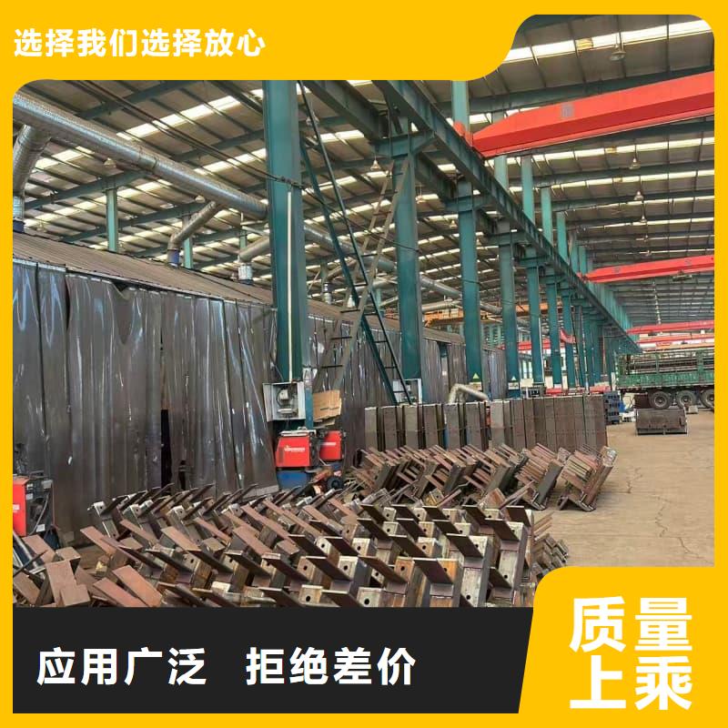 桥梁护栏Q235B钢板立柱品质保证