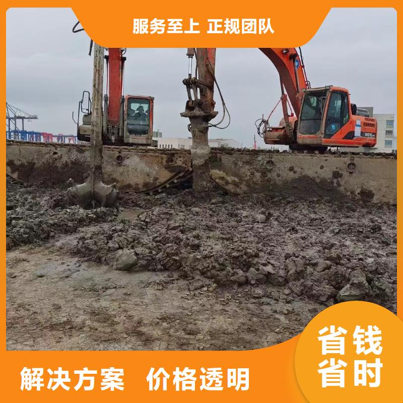 水陆挖掘机河道清淤挖机多年经验