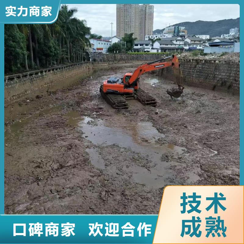 【水陸挖掘機(jī)-【魚塘清淤】實(shí)力雄厚】