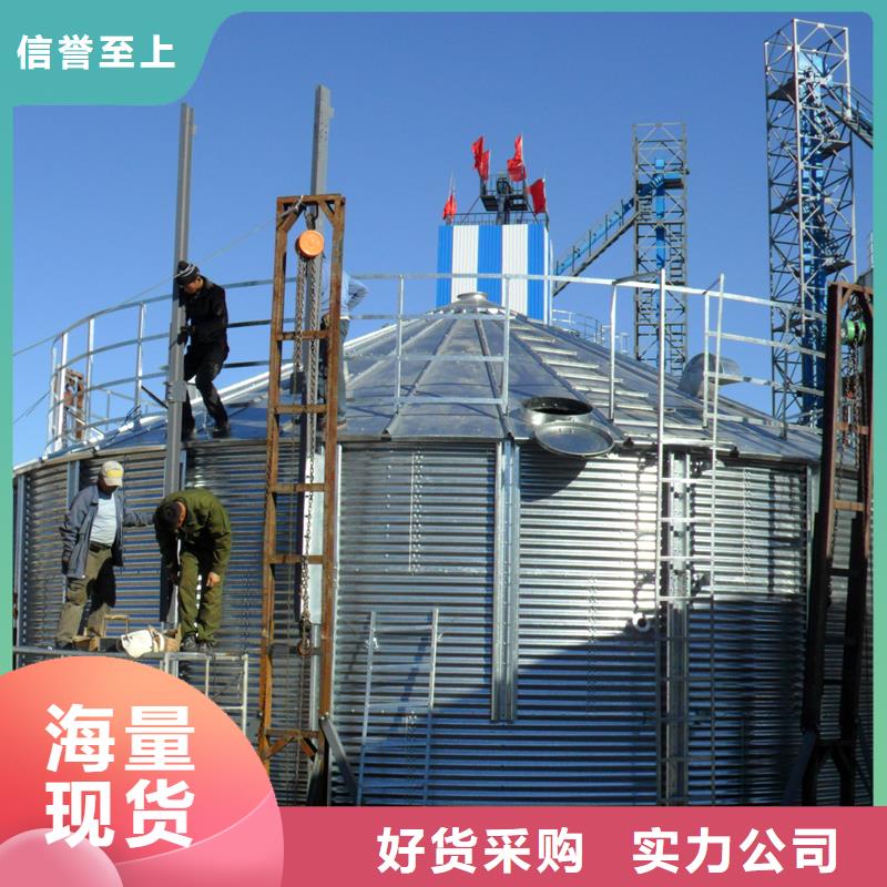 全钢锥底粮食钢板仓加工厂
