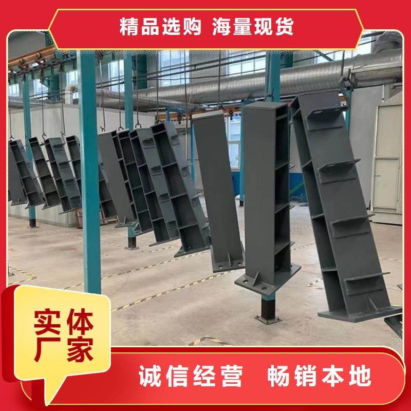 河道護欄不銹鋼復合管欄桿廠家新品