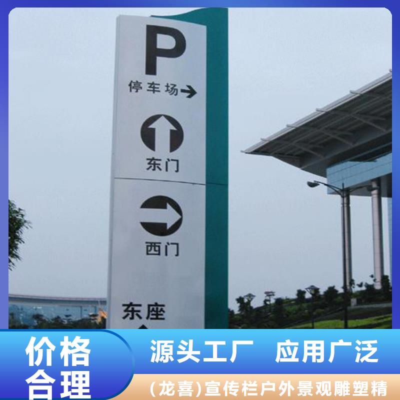 乡村振兴标识导视牌来厂实地考察