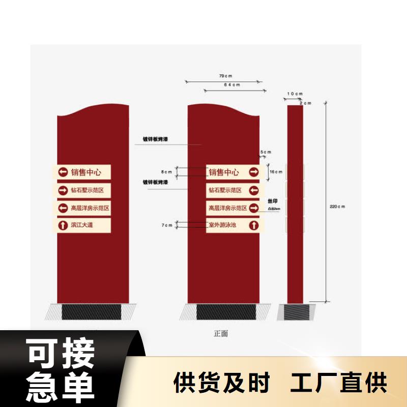 鄉(xiāng)村振興標識導視牌來廠實地考察