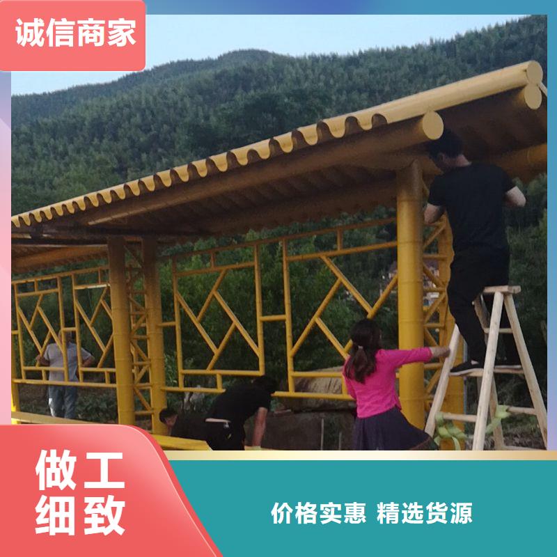 不銹鋼候車亭廠家來廠考察