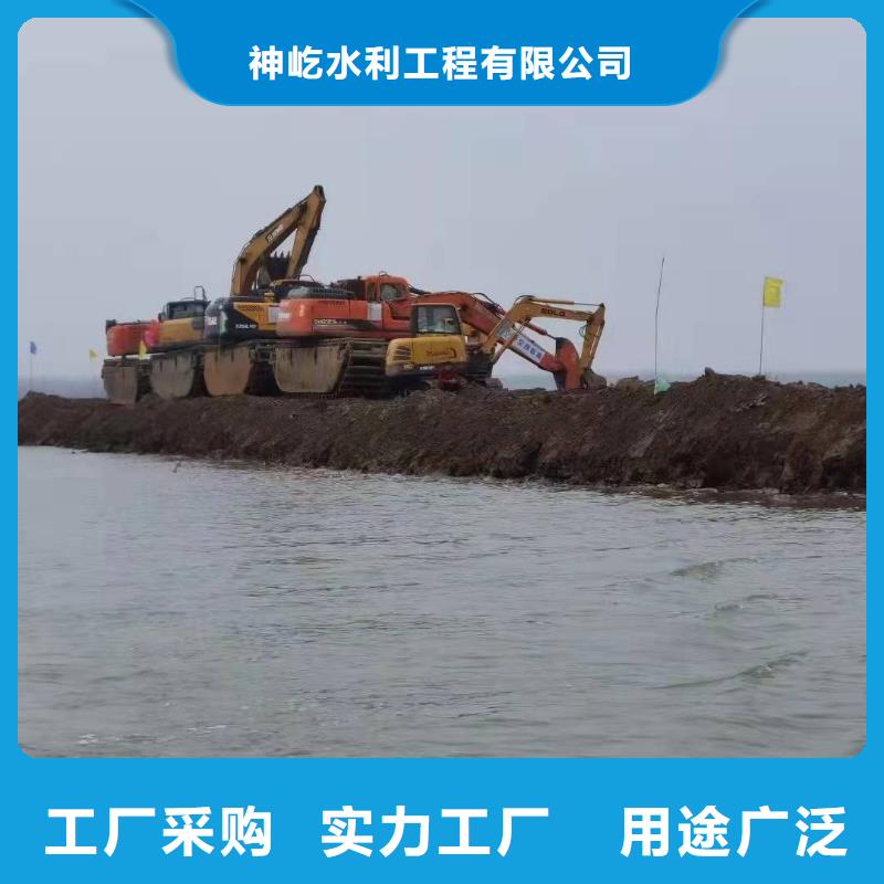 水上挖掘机出租水陆挖掘作业用品质赢得客户信赖