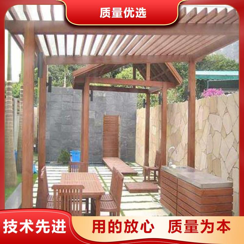 青島市日莊鎮(zhèn)防腐木景觀隔離帶本地加工廠