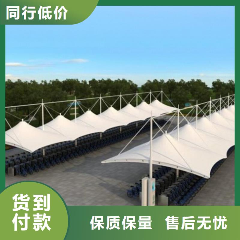 【自行車停車棚滾動燈箱按需定制】
