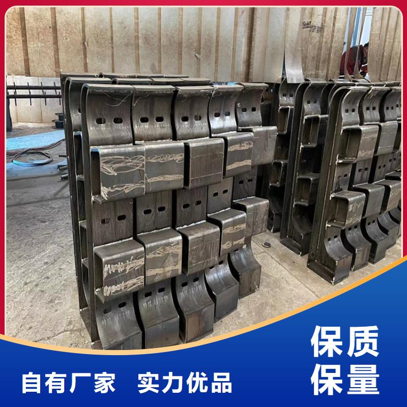 防撞桥梁护栏钢板立柱来图定制