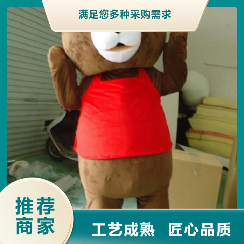 行走人偶服装定制厂家,套头玩偶服质地良