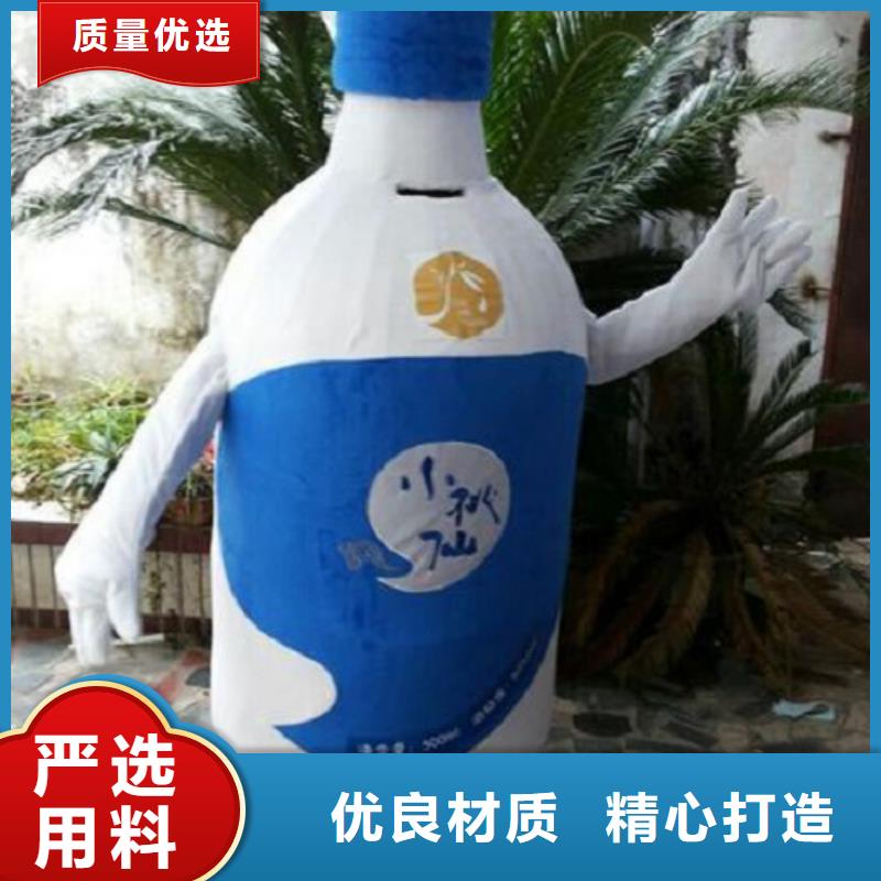 行走人偶服装定制厂家,套头玩偶服质地良