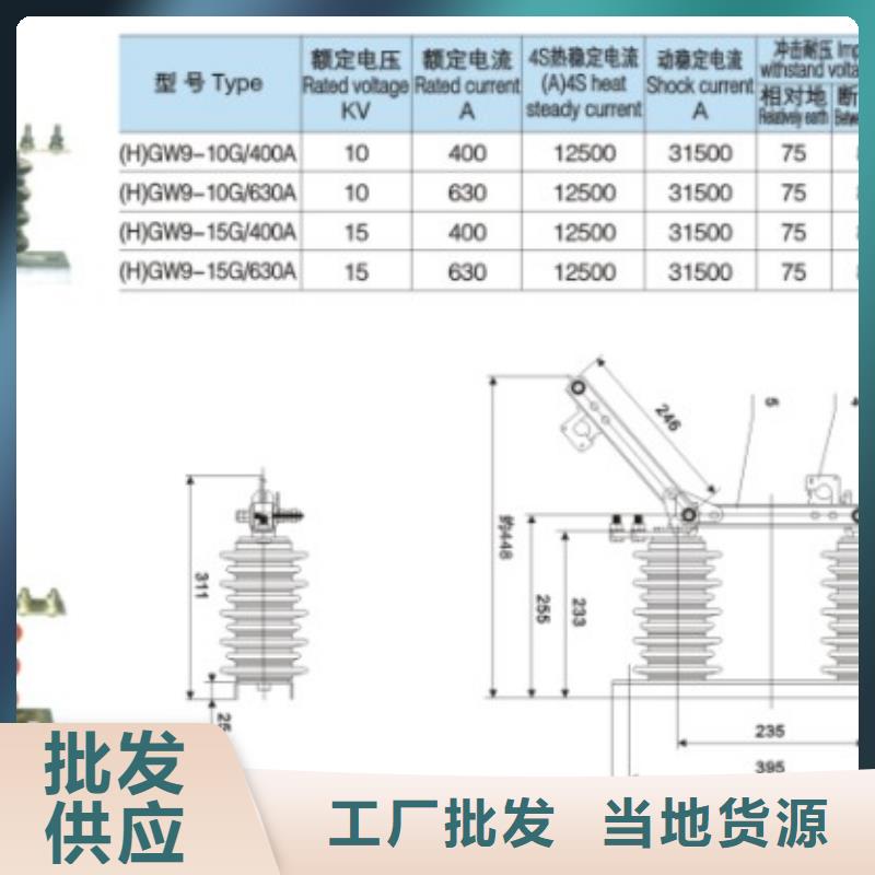 【隔离开关】HGW9-12W/630