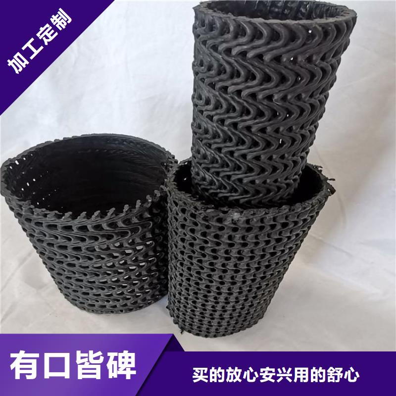 硬式透水管曲纹网状PE透水管规格齐全实力厂家