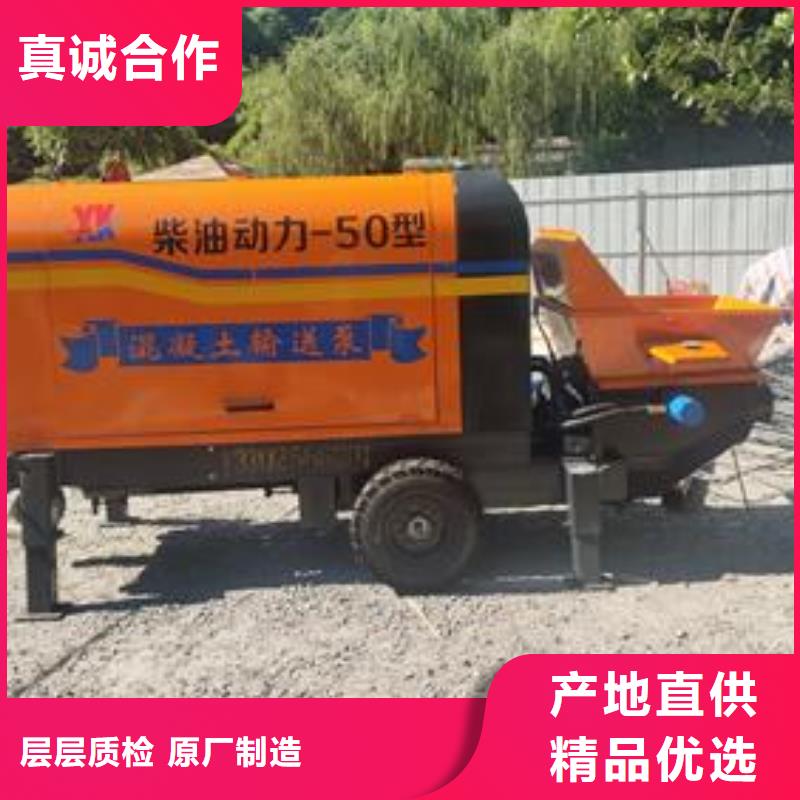 小型混凝土泵混凝土澆筑泵讓客戶買的放心