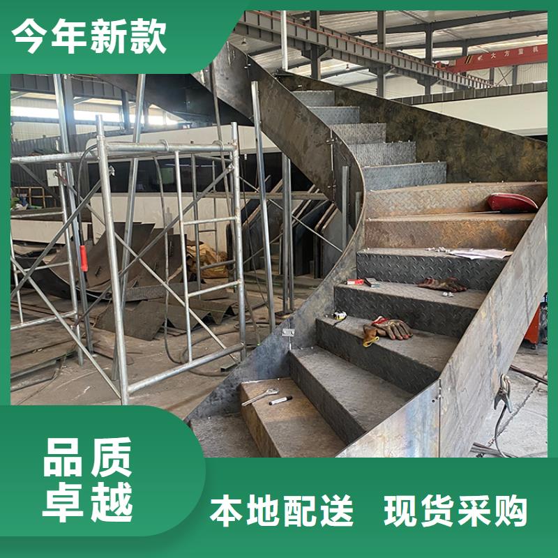 商場工裝弧形卷板樓梯售后完善