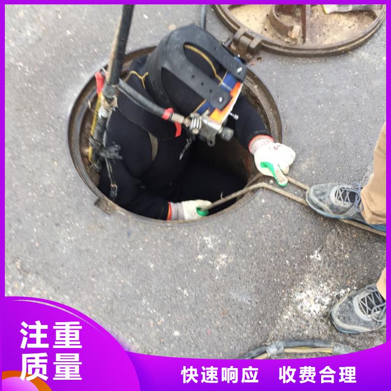 潜水员水下作业队伍经验丰富
