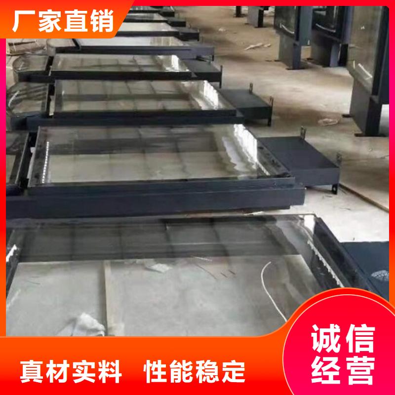 不锈钢路滚动灯箱-【智能候车亭制作】细节决定品质本地制造商
