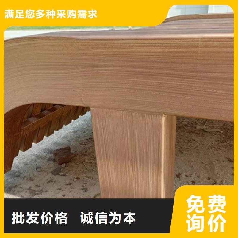 仿木紋漆批發(fā)施工#方鋼圓管#長廊護欄#園林建筑
