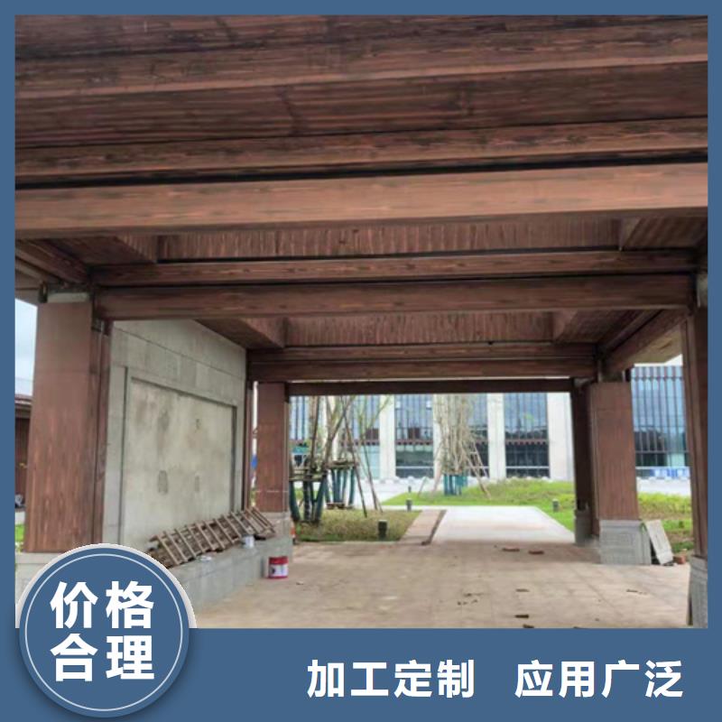不銹鋼仿木紋漆，長廊花架木紋漆，水性木紋漆廠家施工