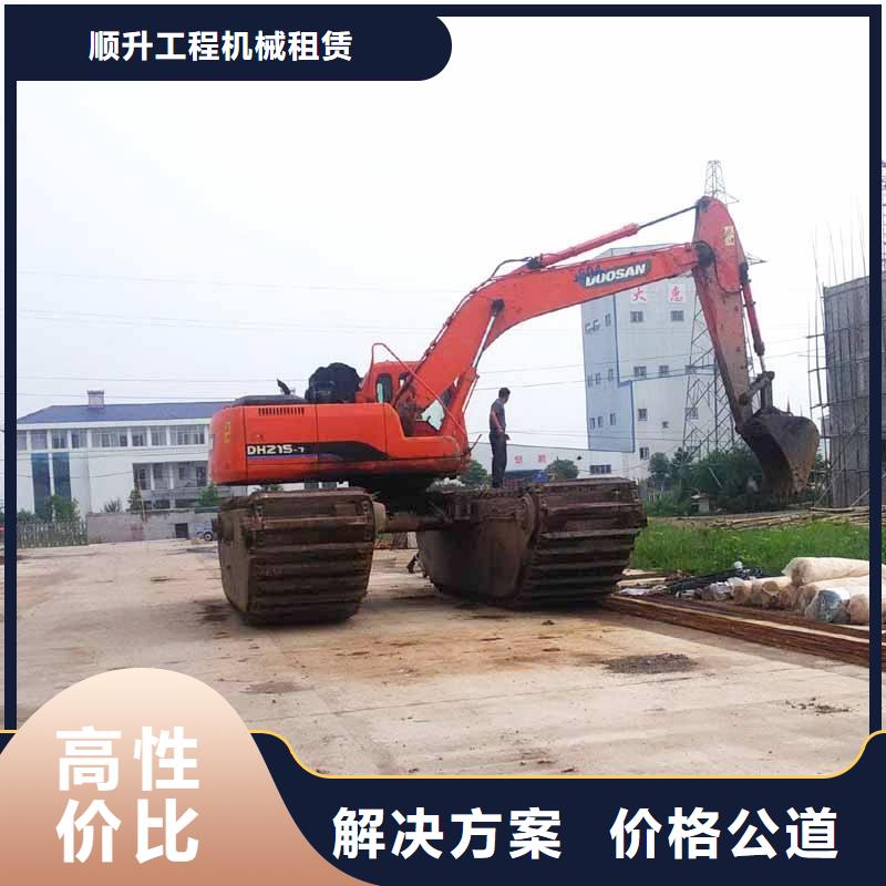水上挖掘机租赁,出租水陆挖机多家服务案例