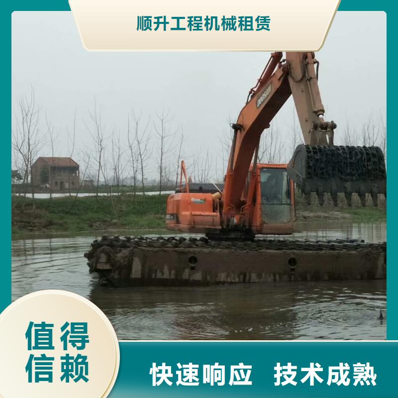 水上挖掘机租赁出租水陆挖机服务周到