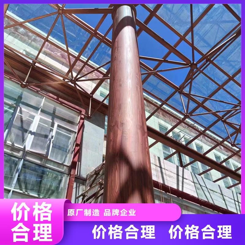 不銹鋼仿木紋漆源頭工廠#鐵藝花架#仿古建筑#涼亭廊架