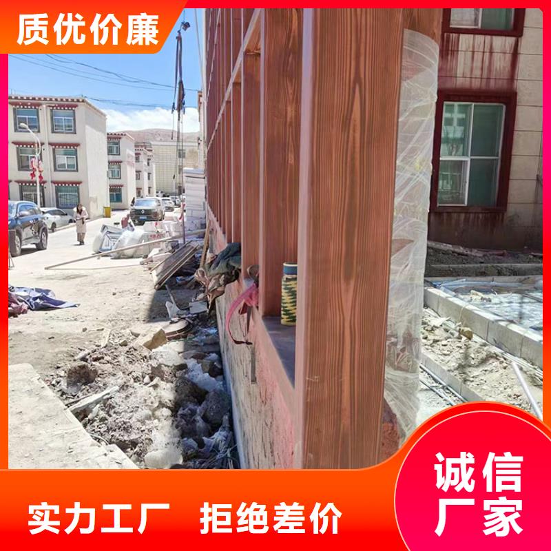 鋼結構仿木紋漆，金屬面木紋漆，鍍鋅管木紋漆廠家施工