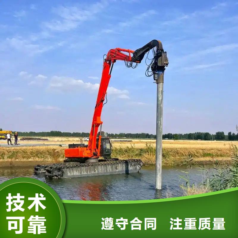 水陆挖掘机出租水陆两用挖机租赁正规公司