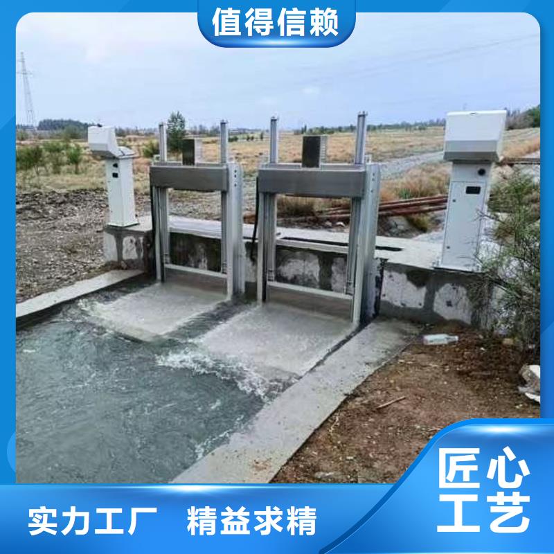 冲洗门|一体化测控闸门测控一体化双吊闸门商家直供