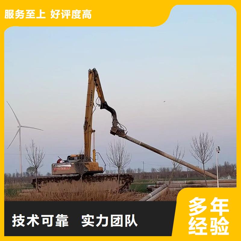 水上光伏打桩机渔光互补光伏打桩机施工队技术成熟