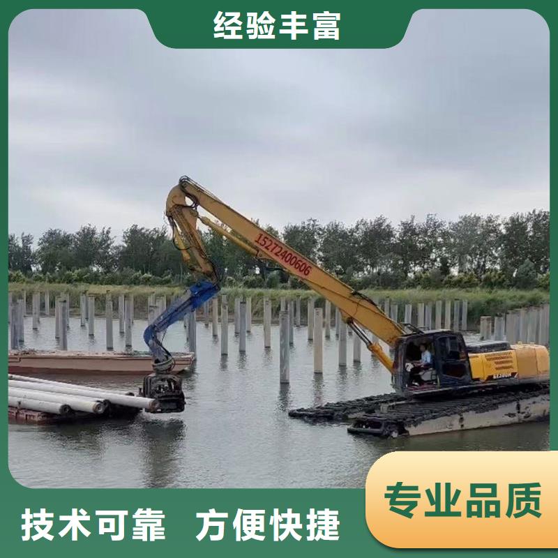 水上光伏打桩机-水上栈道打桩机施工队解决方案