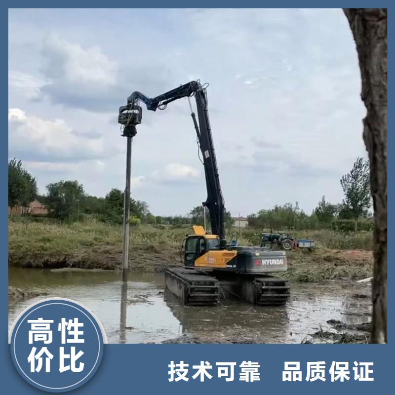 水上光伏打桩机渔光互补光伏打桩机施工队技术成熟