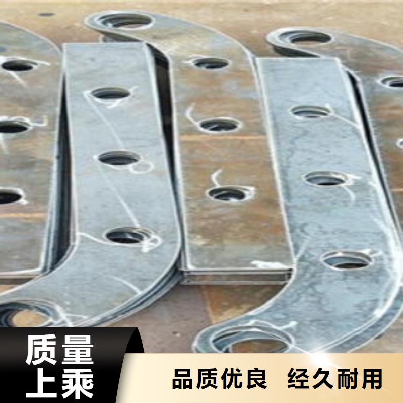 Q235材质钢板立柱切割_不锈钢桥梁防护栏杆厂家产地工厂