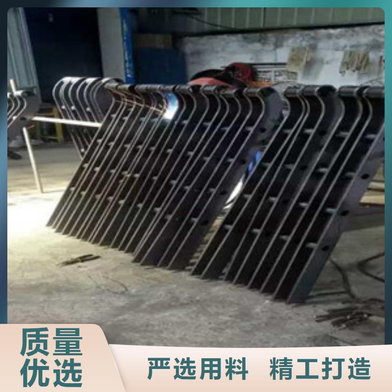 橋梁護(hù)欄立柱橋梁防撞鋼板立柱讓客戶買的放心