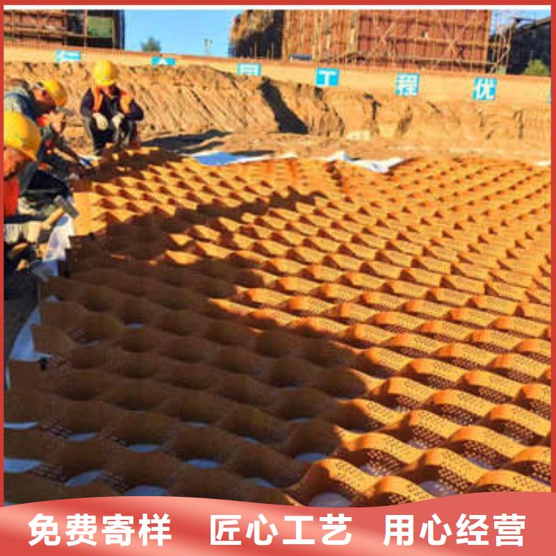 蜂巢格室雙向塑料土工格柵從源頭保證品質(zhì)
