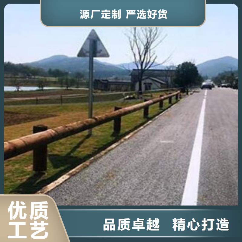 鋼背木護欄橋梁燈光護欄精工制作